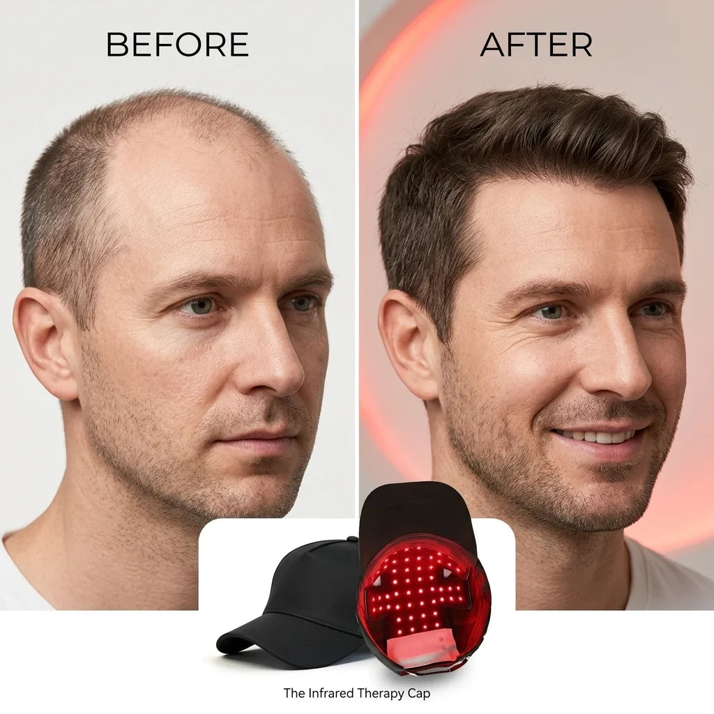 Power Red Light Therapy Cap | Advanced Infrared Hair Growth Device for Thinning Hair – GoOmniShop