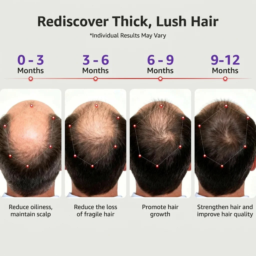 Power Red Light Therapy Cap | Advanced Infrared Hair Growth Device for Thinning Hair – GoOmniShop