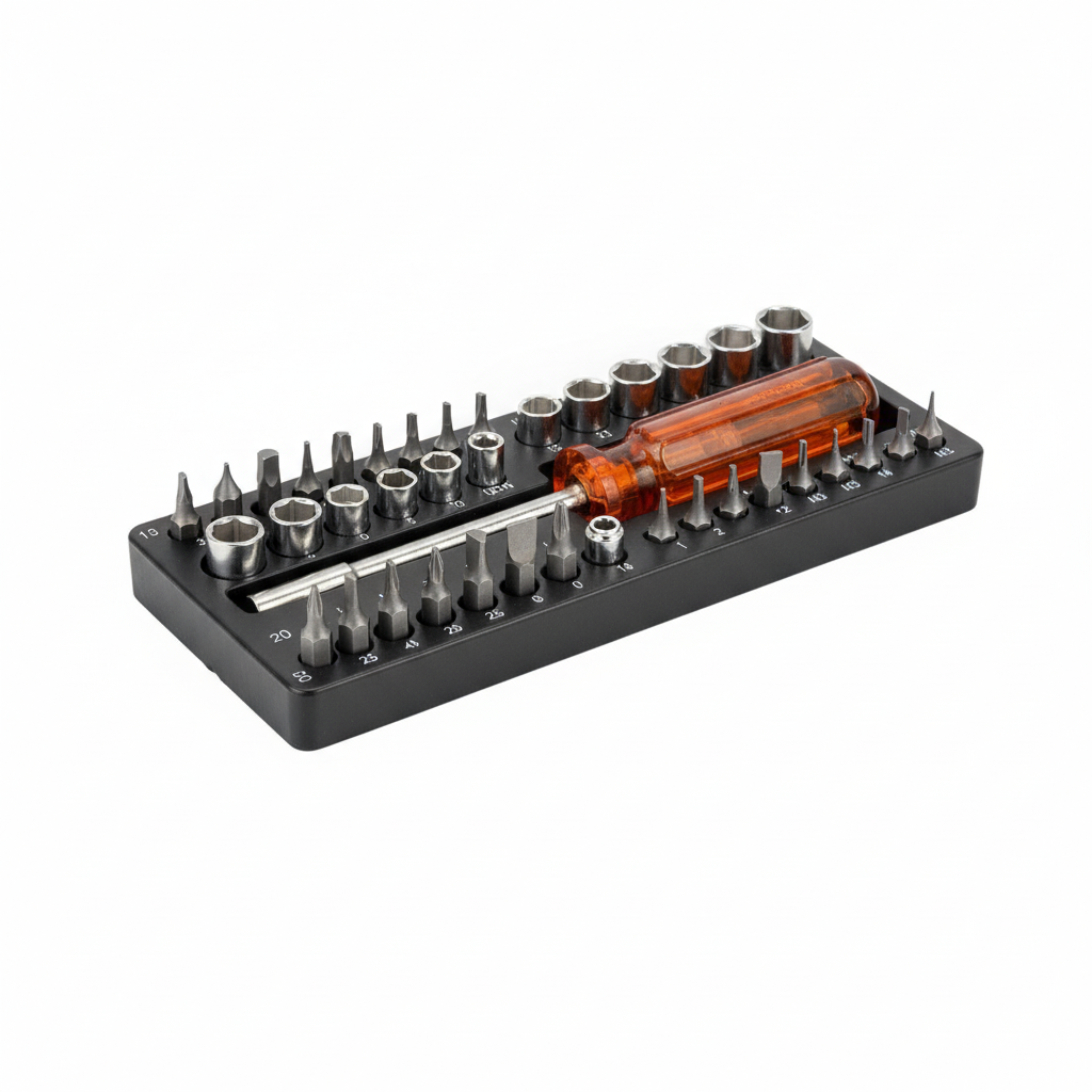 29-piece Precision Screwdriver Set with ABS Handle and Hex Socket
