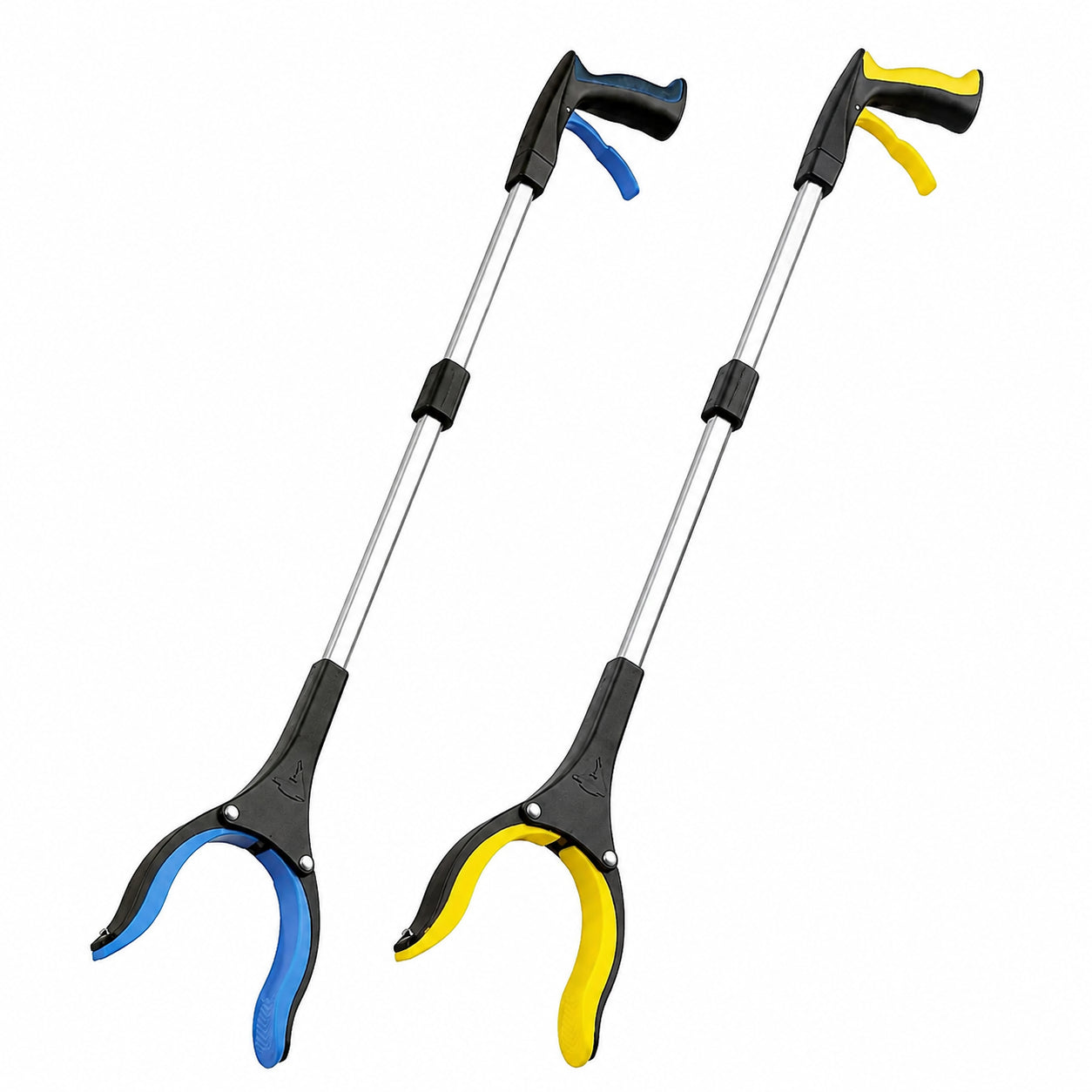 Handheld long-handled trash picker, household and outdoor cleaning and item retrieval, two-pack