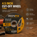 4.5-inch Ultra-Thin Metal Cutting Disc 115mm Professional Angle Grinder Cutting Wheel