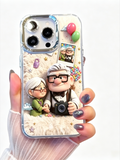 Movie Couple Fluffy Print iPhone Case Multiple iPhone sizes available