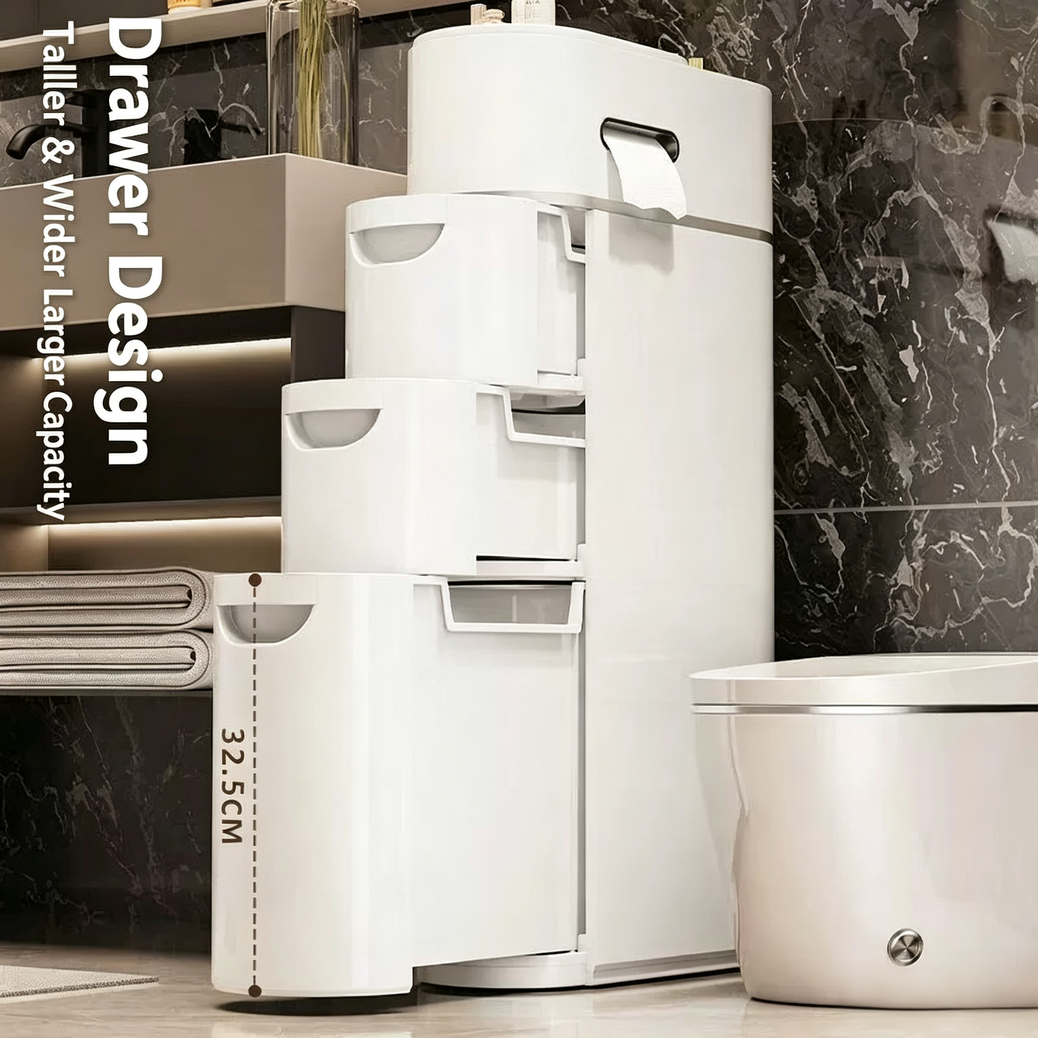 Maximize Your Small Bathroom: The Ultimate Slim Gap Organizer