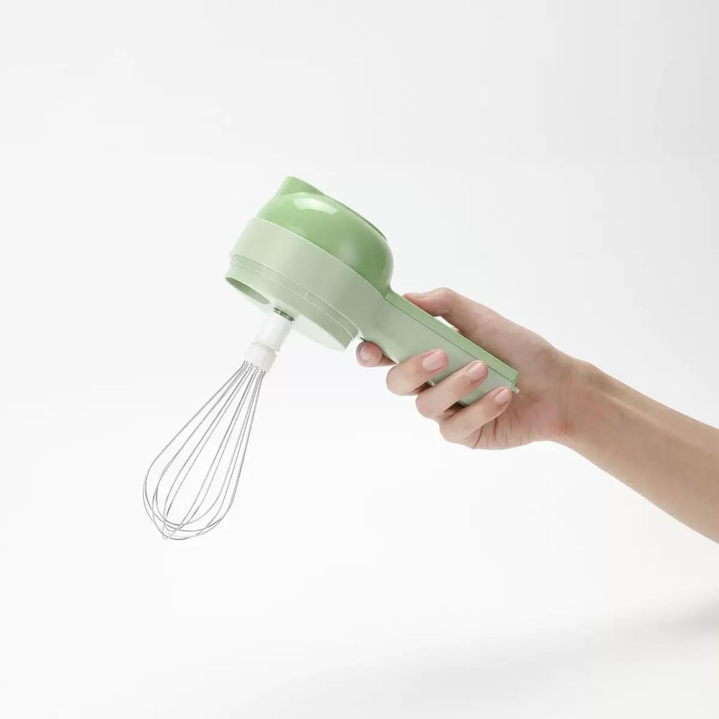 4-in-1 Cordless Electric Vegetable Cutter & Food Processor Set