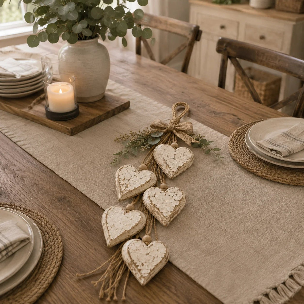 🍂🤎Hanging Heart Wall Decor