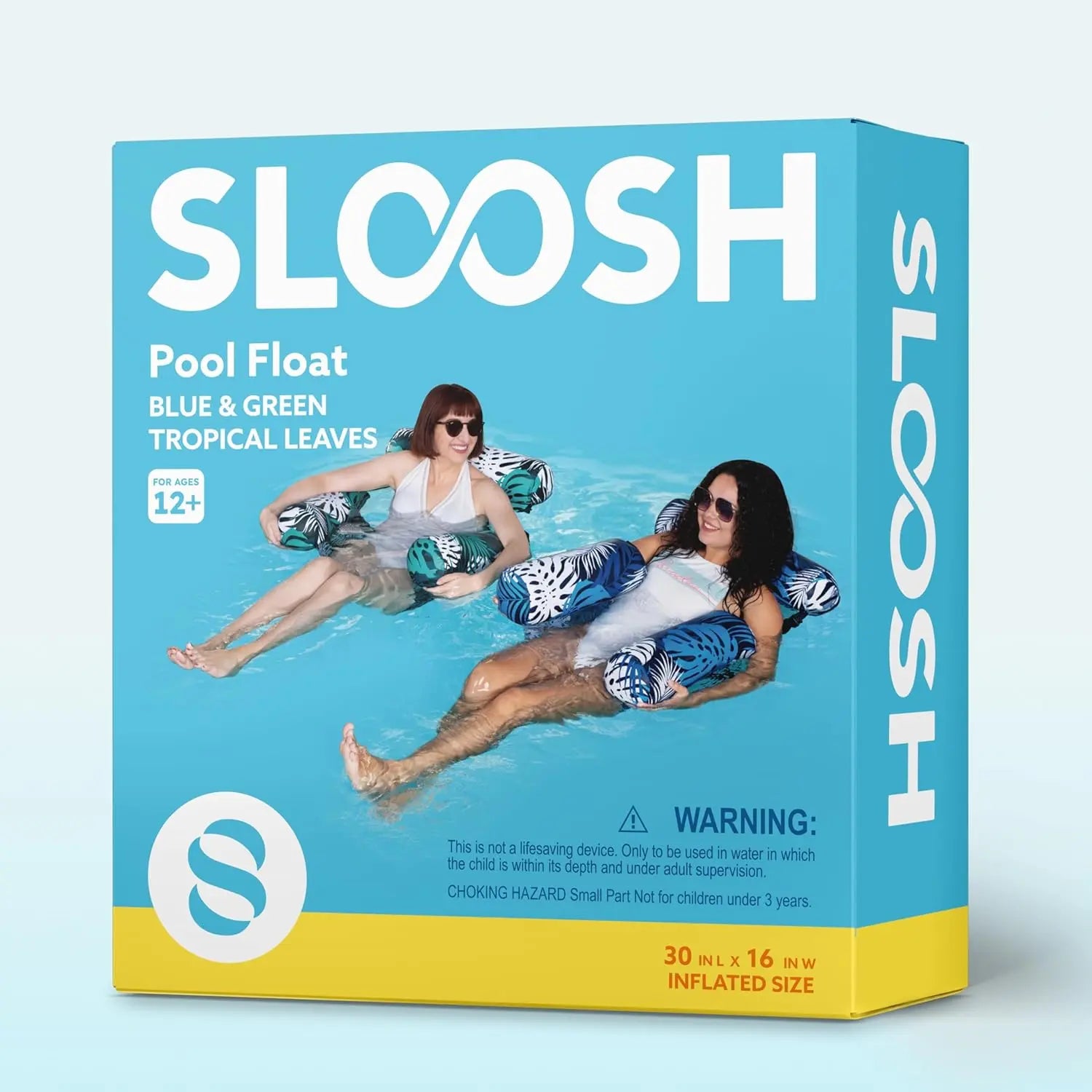 🏖️Inflatable Water Hammock Pool Float Chair💦 Breathable Mesh Floating Seat🛟 Great Savings When You Order A Pair