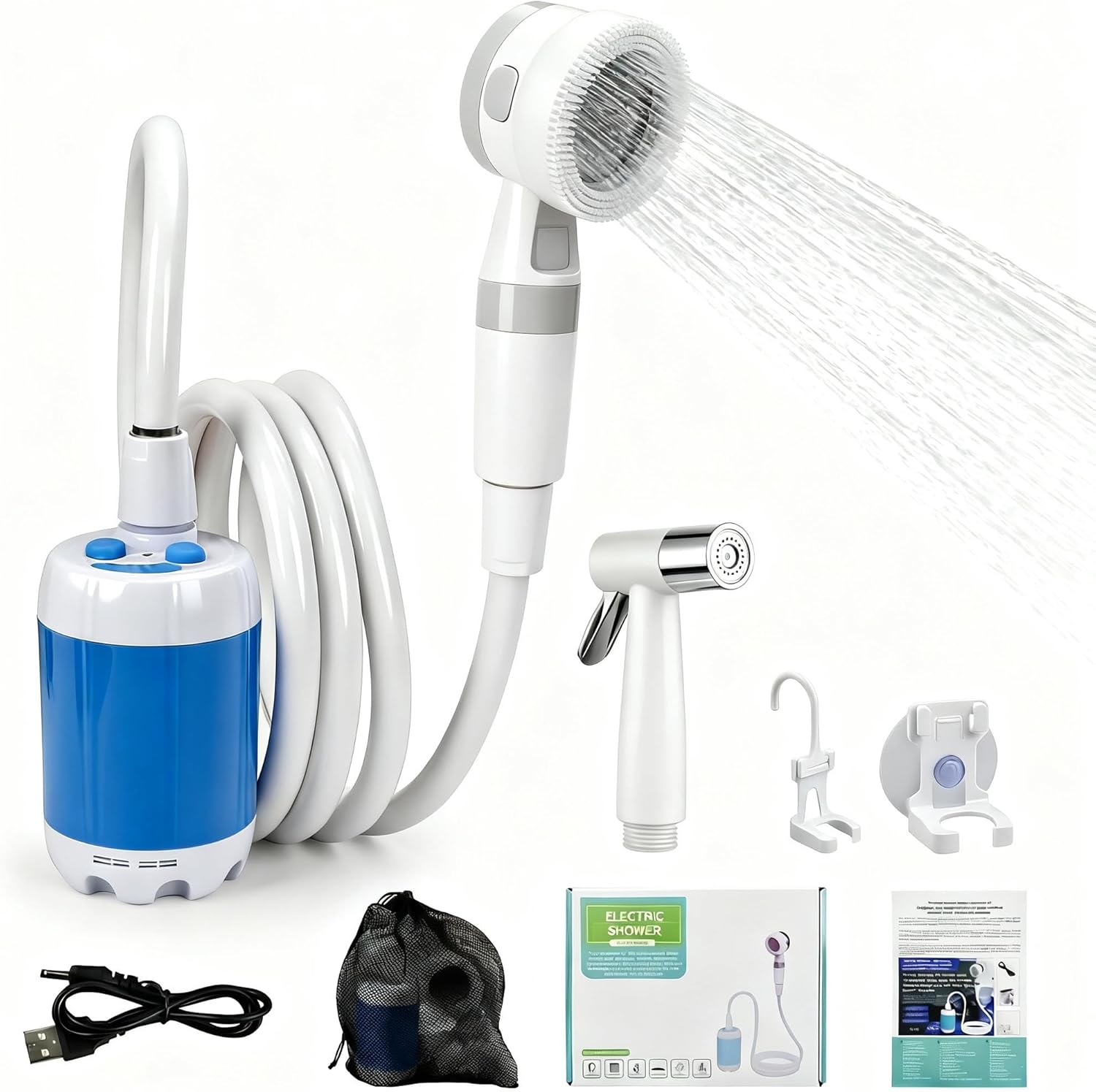 🚿Experience ultimate refreshment anywhere—from campsites to car washes.
