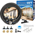 Outdoor Misting Cooling System, Patio Water Mist Kit for Garden Pool BBQ
