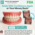 Advanced Custom-Fit Functional Dentures 🦷 Smile Confidently Again in Just 3 Minutes No Dentist Needed!