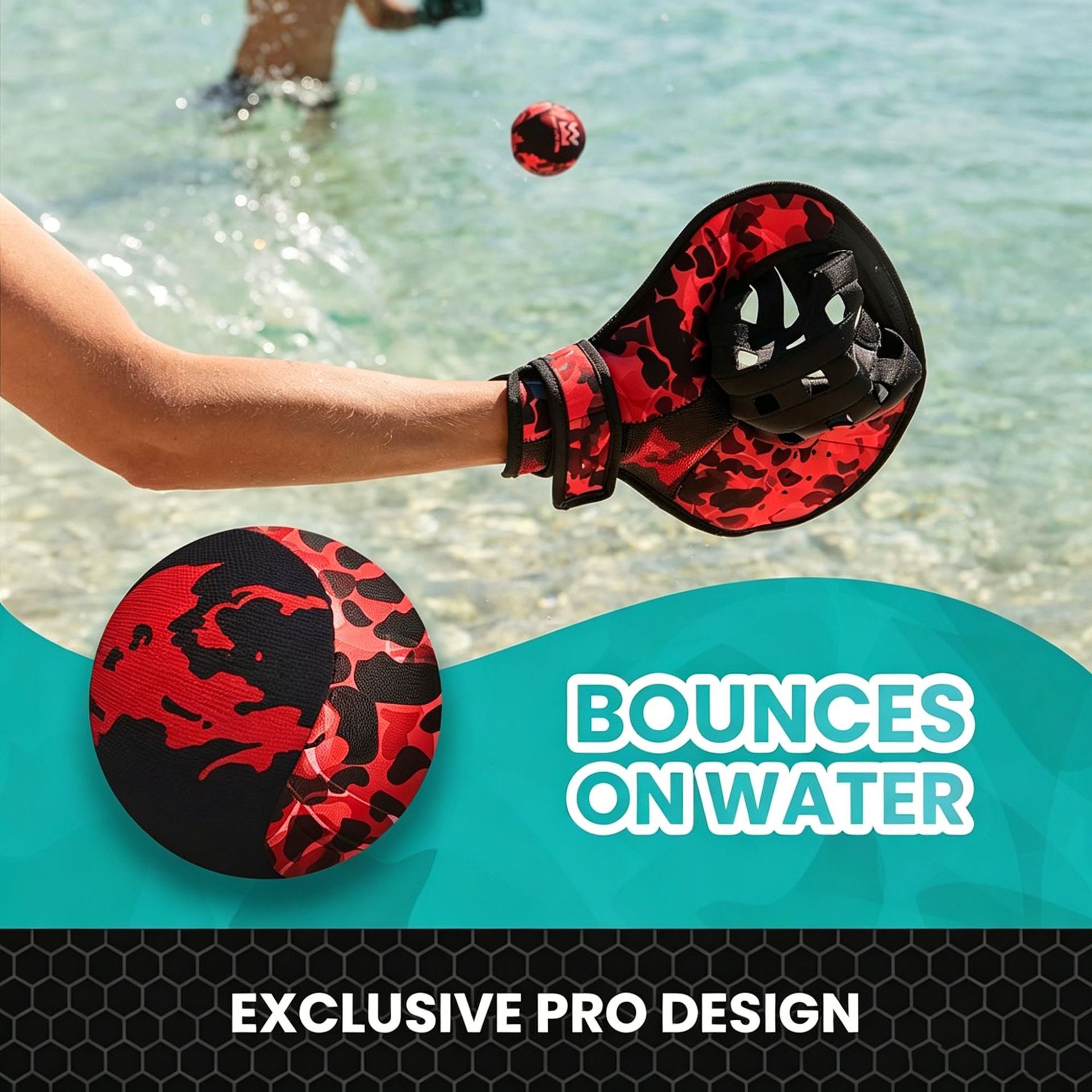 Hydro Catch Glove & Water-Bouncing Ball Set