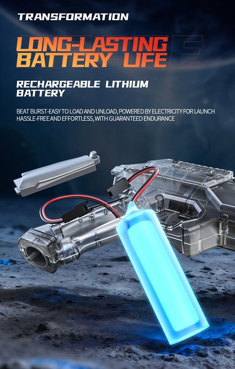 Space Spitfire Electric Water Gun - Automatic Cyber-Blaster Toy
