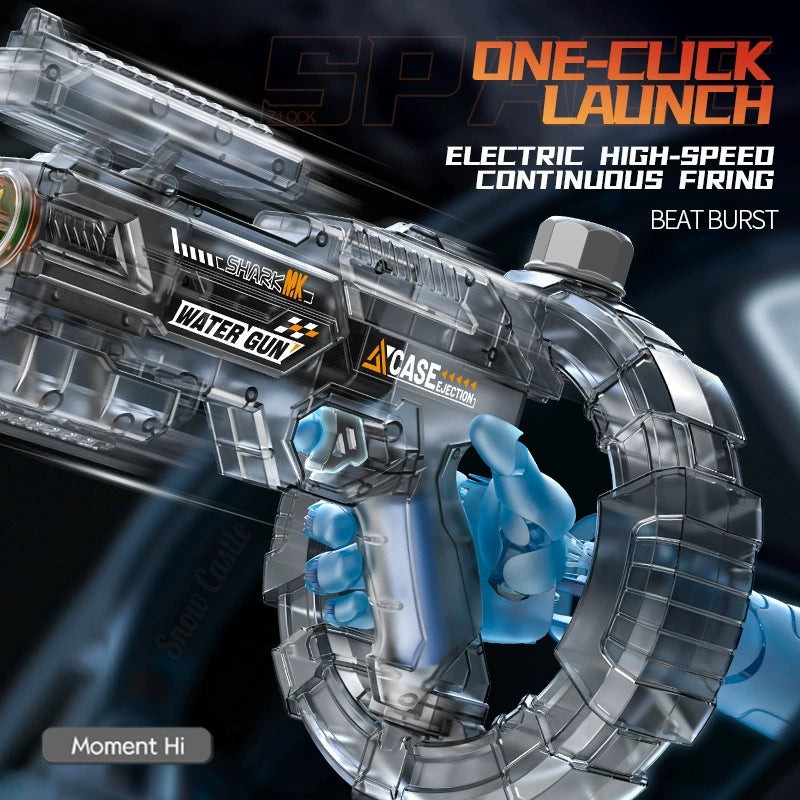 Space Spitfire Electric Water Gun - Automatic Cyber-Blaster Toy