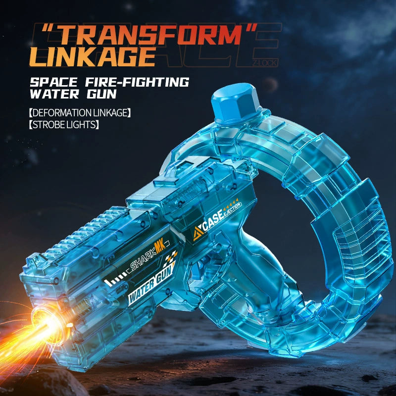 Space Spitfire Electric Water Gun - Automatic Cyber-Blaster Toy
