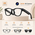 AI Smart Glasses - Camera 8 MP, Real-Time Translation, Navigation