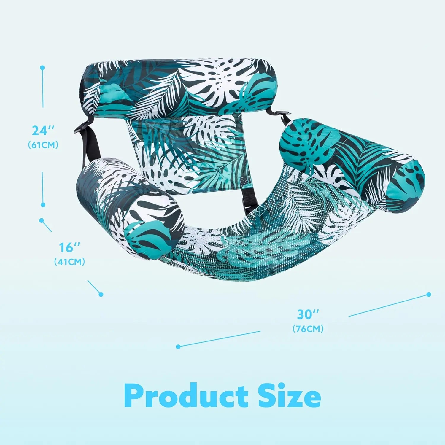 🏖️Inflatable Water Hammock Pool Float Chair💦 Breathable Mesh Floating Seat🛟 Great Savings When You Order A Pair