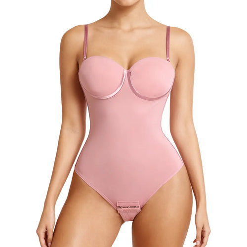 1-Piece Strapless Backless Corset Shapewear | Tummy Control Seamless Bodysuit