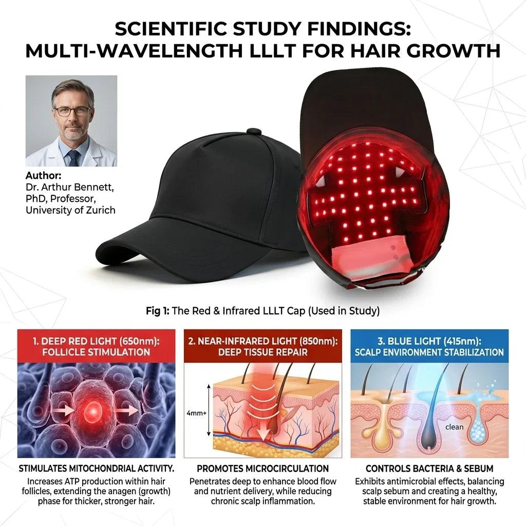 Power Red Light Therapy Cap | Advanced Infrared Hair Growth Device for Thinning Hair – GoOmniShop