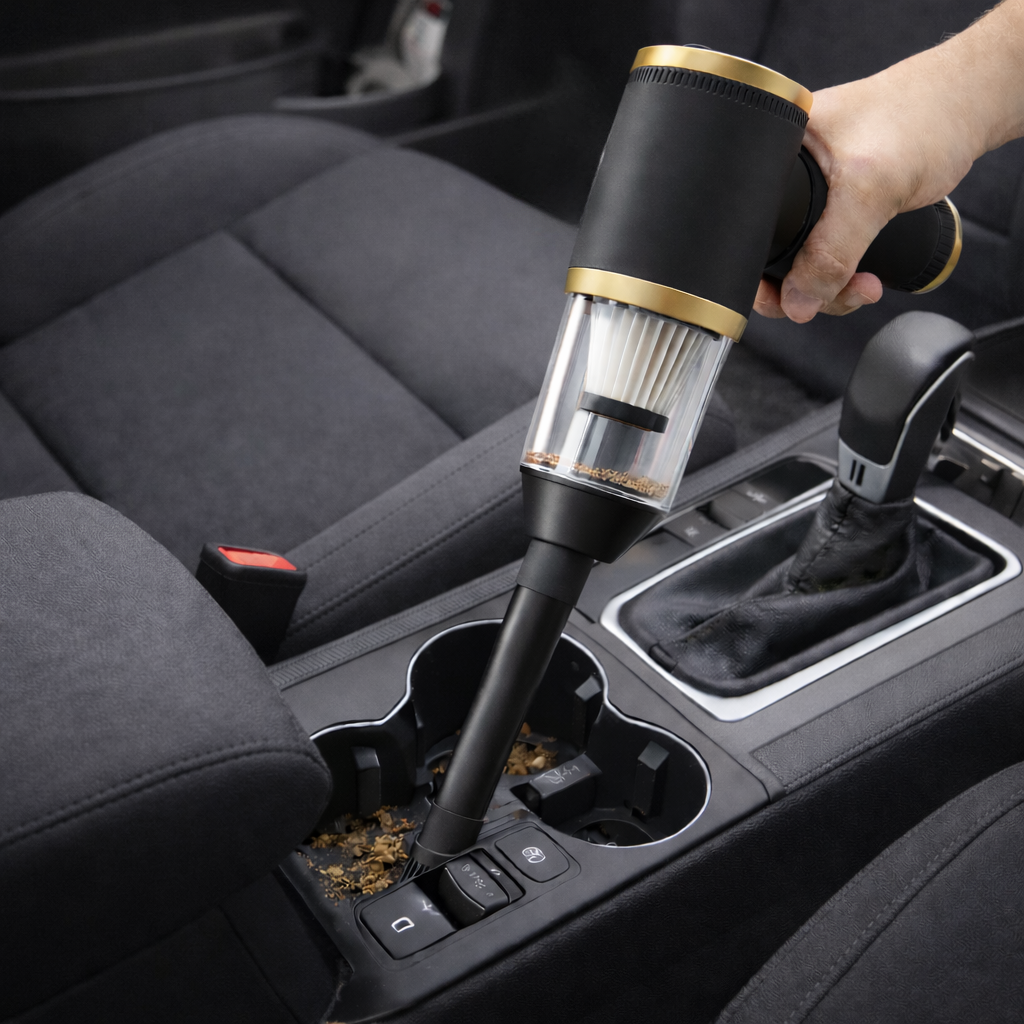 Handheld vacuum cleaner - Mini vacuum cleaner for car and home