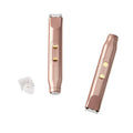 🚨 Pink GONE !! ACT FAST ⚡Bikini Trimmer for Women, Electric Shaver and Razor Rechargeable 2-in-1 Body and Facial Epilator, Underarms and Legs, IPX7 Waterproof